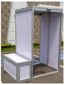 gallery/cabina desinfeccion de paso con caja